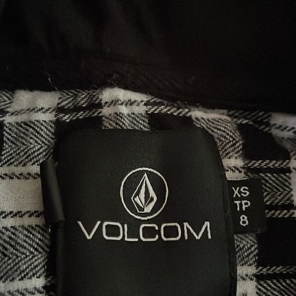 Womens Volcom XS hooded flannel - Picture 5 of 5